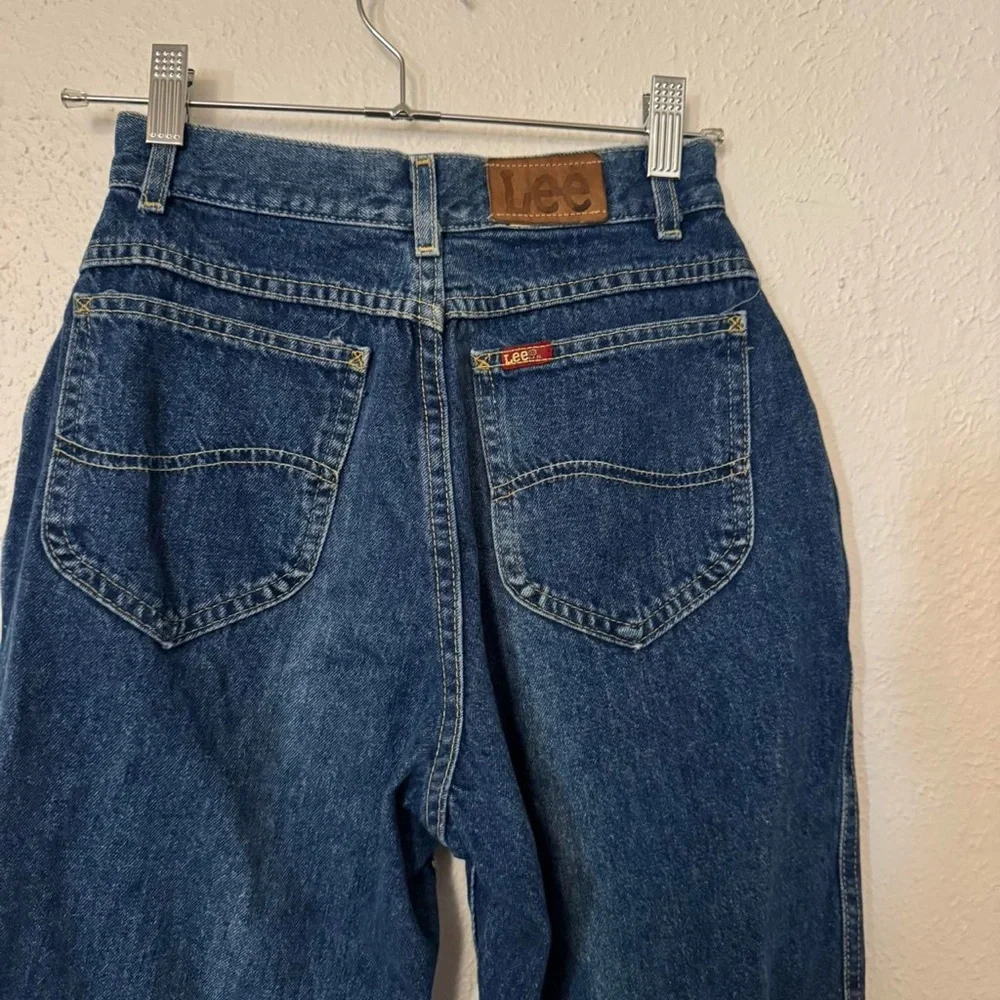 Vintage Lee Union Made 70s High Waisted Jeans - Picture 3 of 5